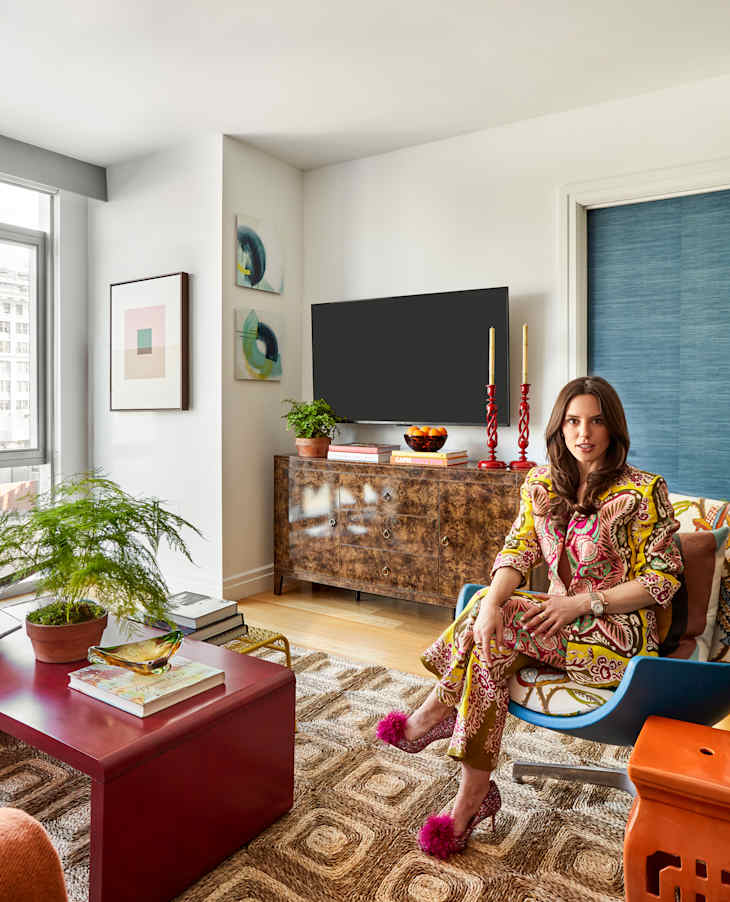 Tour Hollis Loudon's Patterned, Colorful Brooklyn Rental